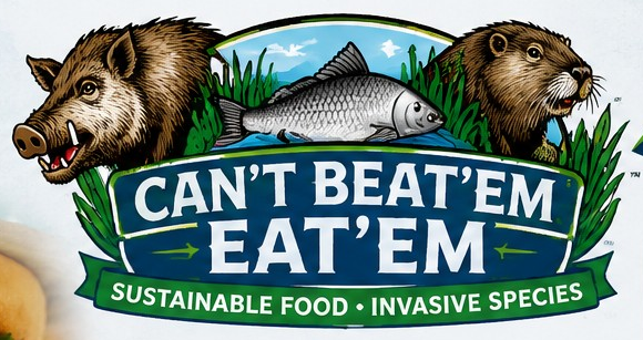 Fish, wild boar and nutria movement logo